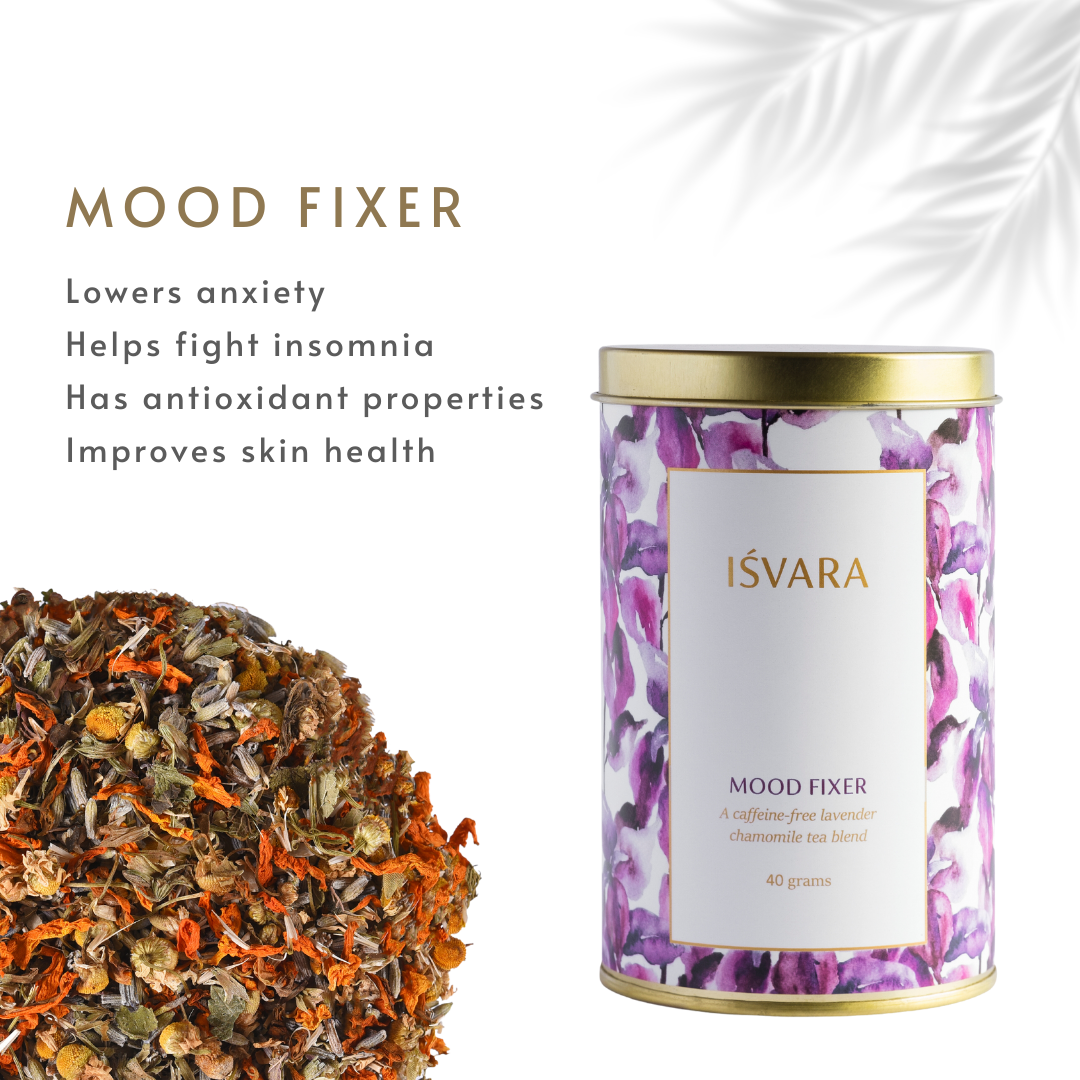Tea o'clock Mood fixer herbal tea IŚVARA