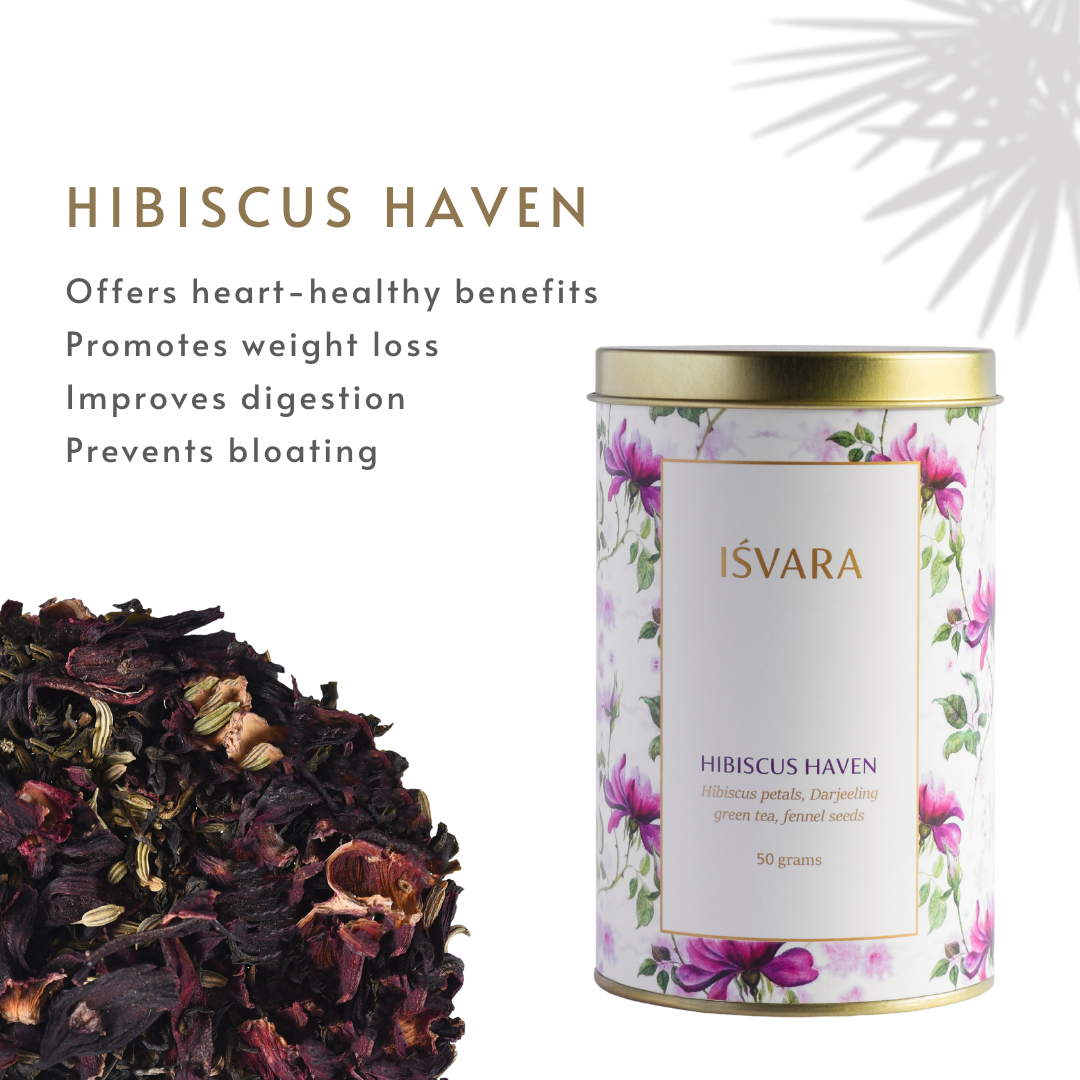 Ultimate weight loss teas hibiscus haven green tea IŚVARA